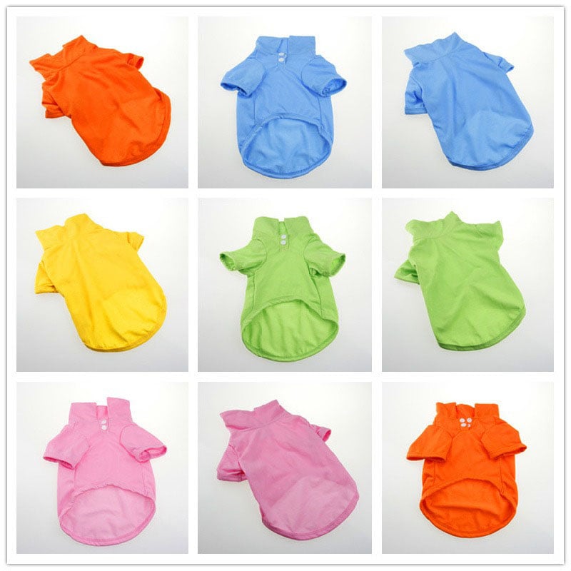 2025 Dog Polo Shirt Multicolor Soft