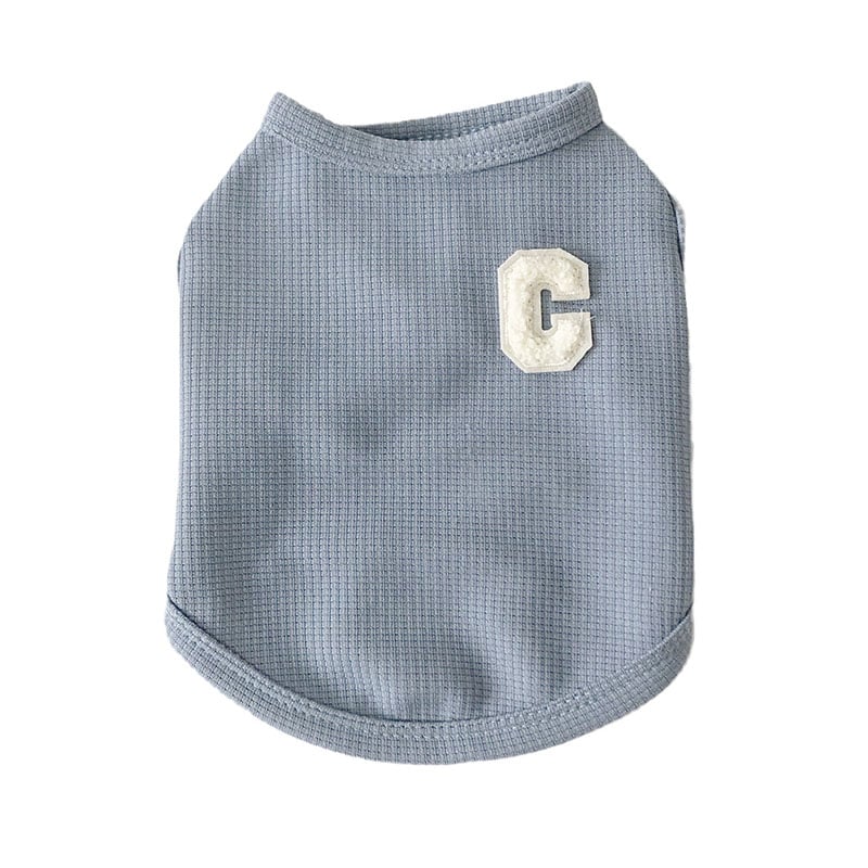 Waffle Dog Vest Spring Autumn Clothes