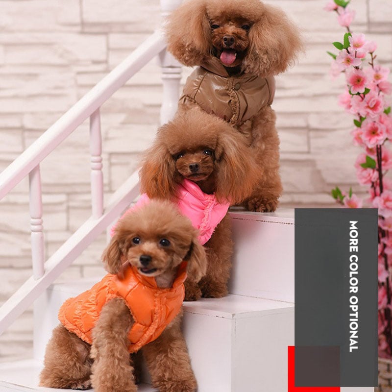 Winter Dog Jacket Warm Thick Pet Vest