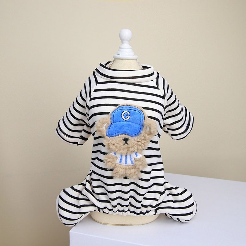 2025 Striped Dog T-Shirt Sleeveless