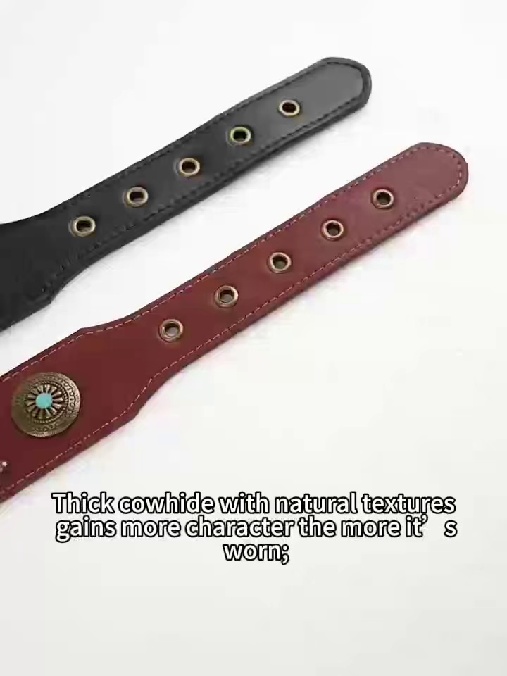 Genuine Leather Dog Collar