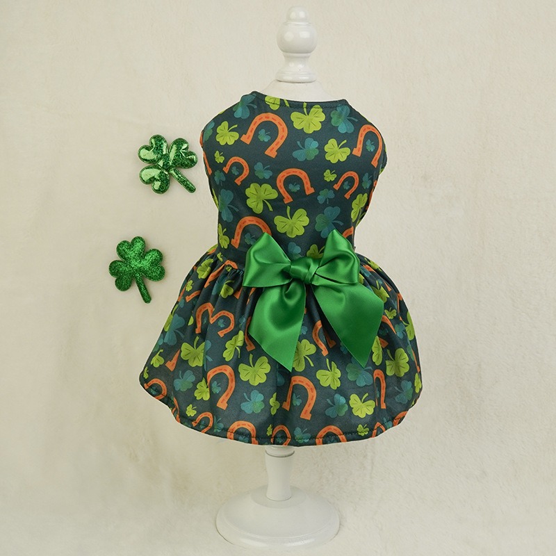 S - XL Holiday Series St. Patrick Day Dog Cat Dress
