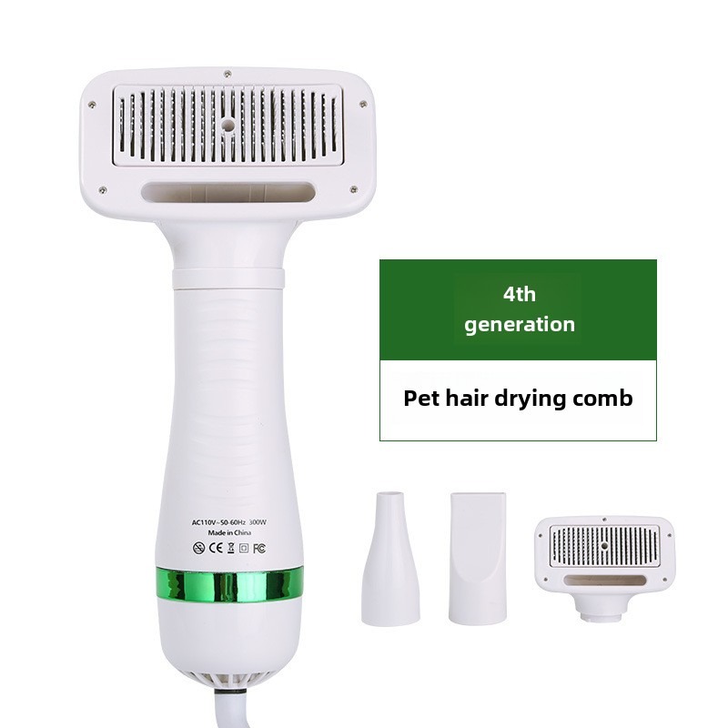 Pet Hair Dryer 2 in 1 Grooming Brush Portable