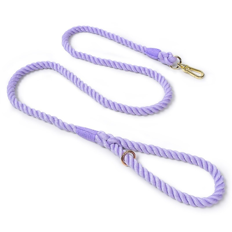 Colorful Woven Cotton Dog Leash