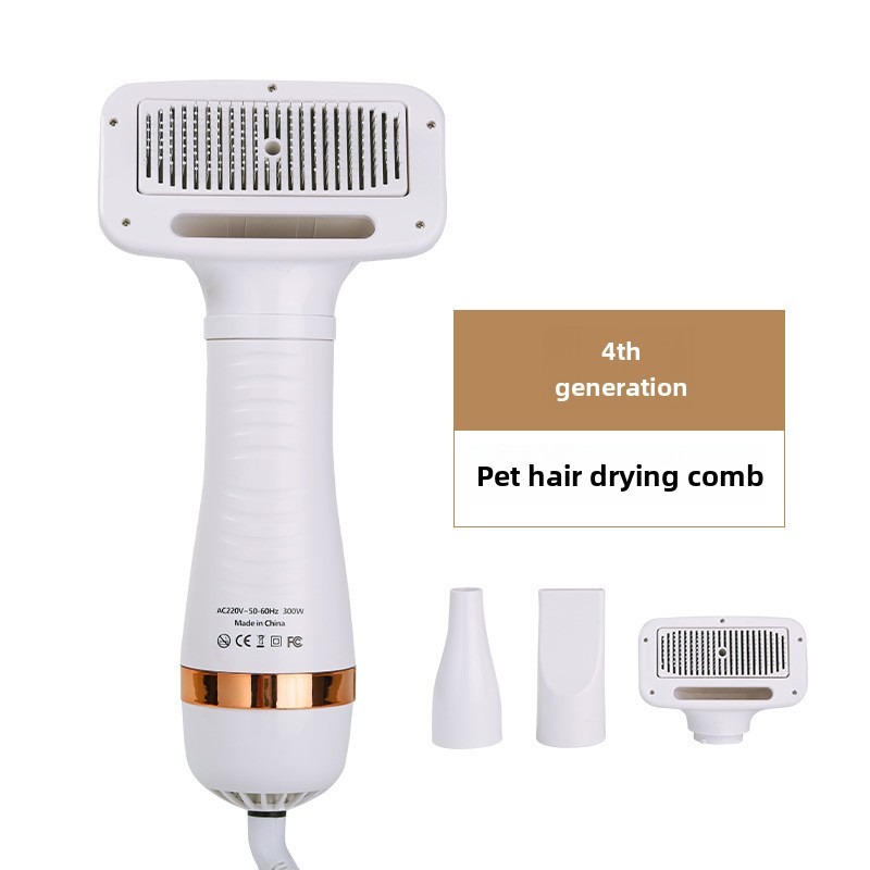 Pet Hair Dryer 2 in 1 Grooming Brush Portable