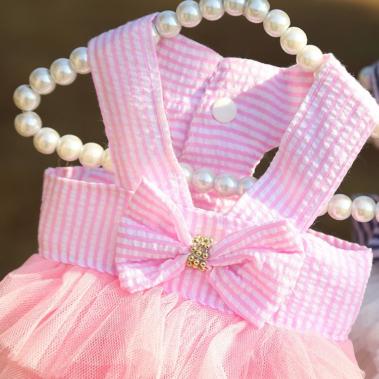 Luxury Female Dog Apparel Princess Dress