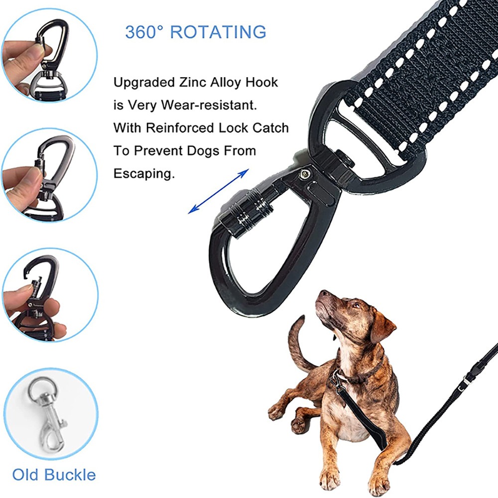 Elastic Shock-Absorbing Dog Leash