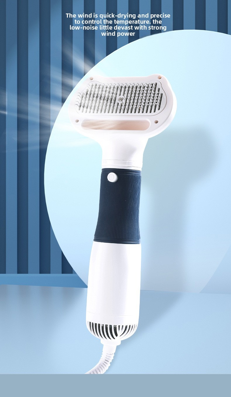 Pet Grooming Dryer 3 in 1 with Slicker Brush