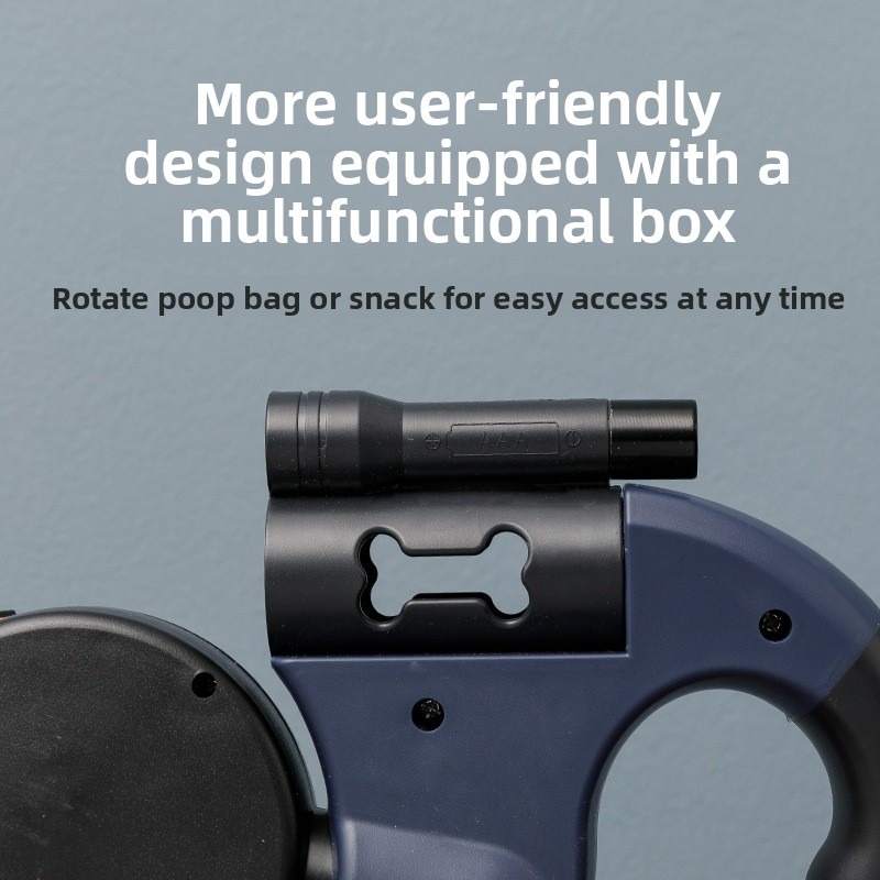 Double-Headed Dog Leash for Two Dogs