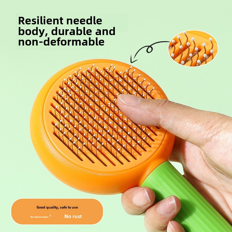 Pet Comb One Button Self Cleaning Grooming Brush