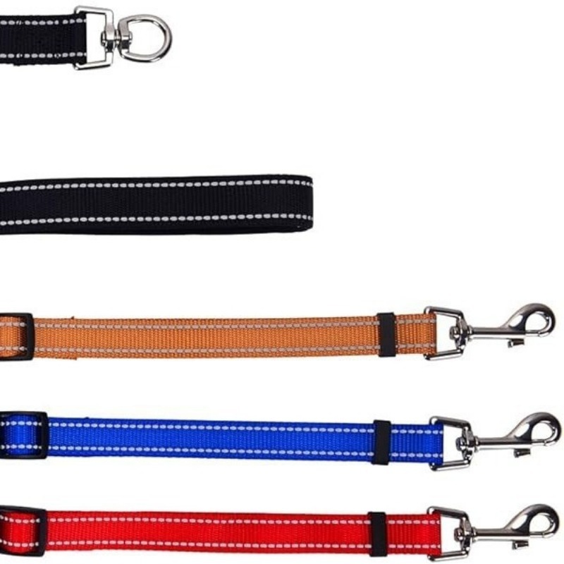 Triple Dog Leash with Reflective Design