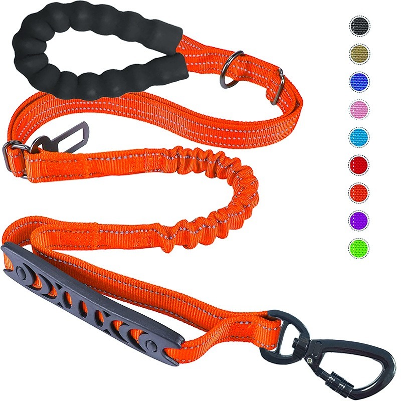 Elastic Shock-Absorbing Dog Leash