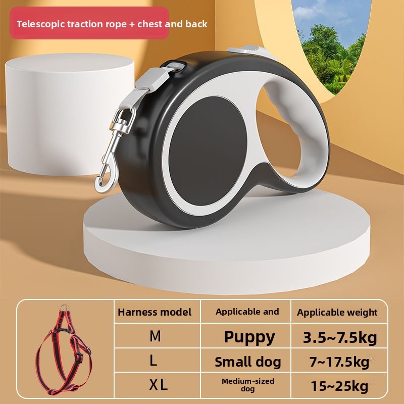 Portable Retractable Dog Leash for Small Dogs
