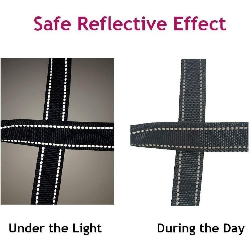 Triple Dog Leash with Reflective Design