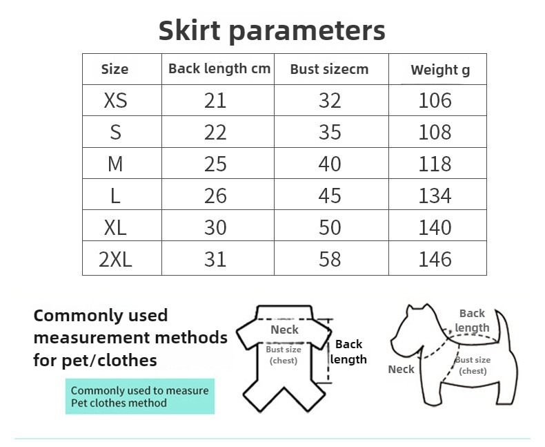 Summer Polyester Pet Harness Vest JK Plaid Skirt