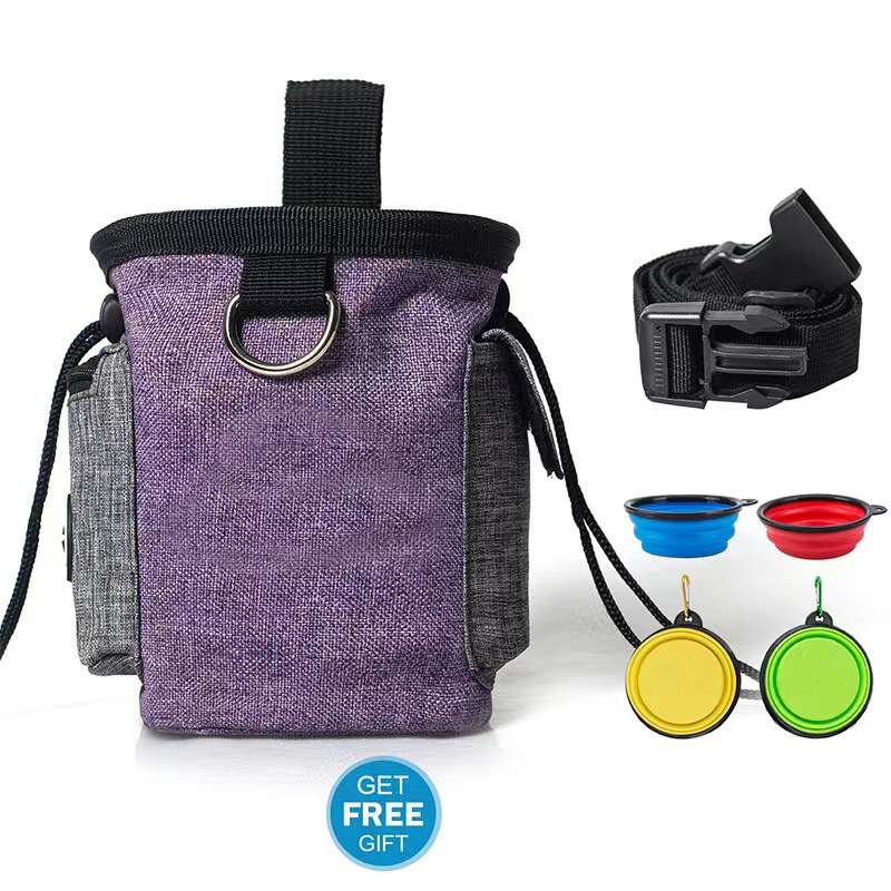 Outdoor Dog Training Bag with Poop Bag Holder
