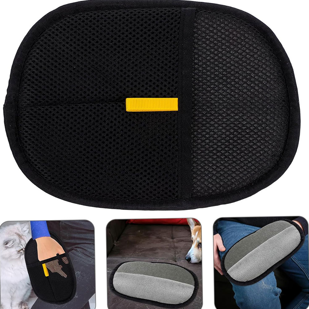 Pet Grooming Glove Double Sided Hair Removal Massage