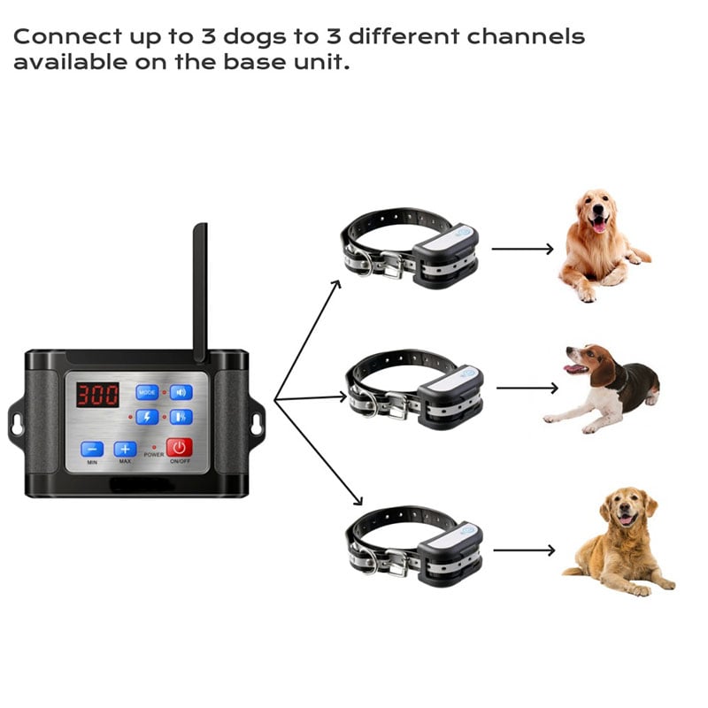 2-in-1 Wireless Pet Fence & Training Collar