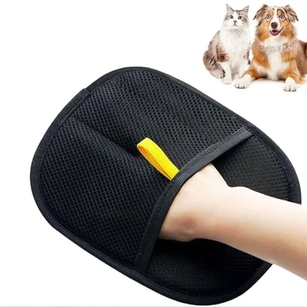 Pet Grooming Glove Double Sided Hair Removal Massage