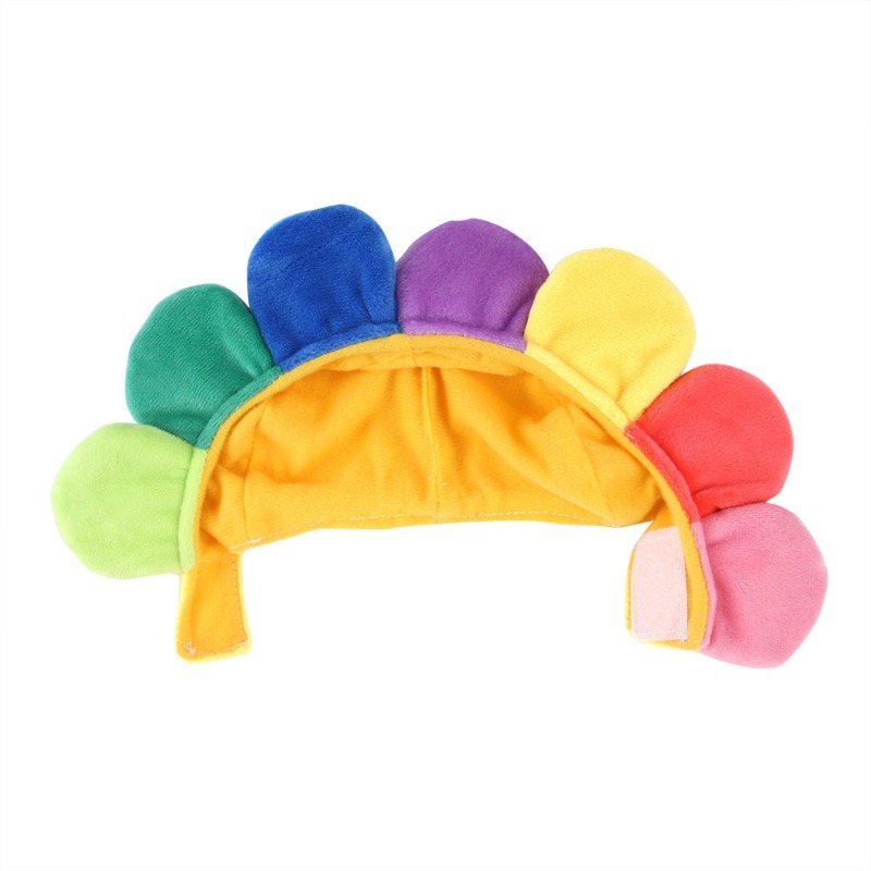 Teddy Bear Sunflower Pet Hat for Halloween