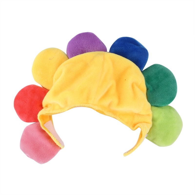 Sunflower Pet Wig for Halloween and Parties