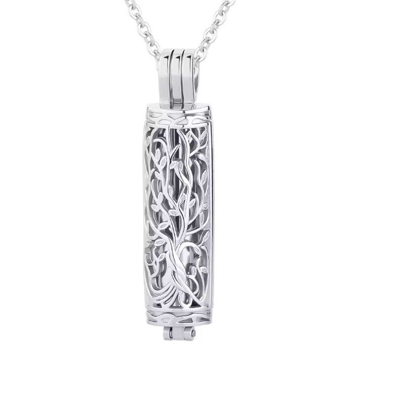 Brass Smooth Surface Pet Urn Memorial Pendant