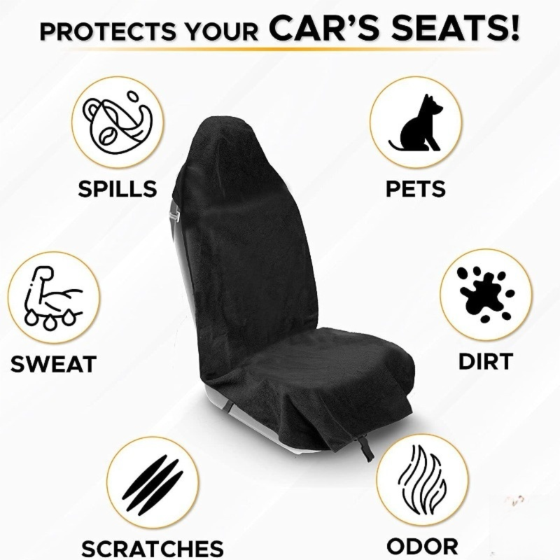 Non-Slip Pet Car Seat Cushion with Waterproof Backseat Pad