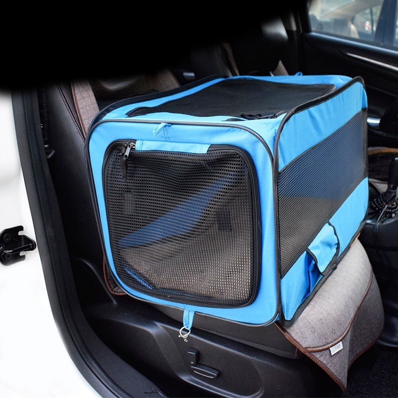Portable Foldable Oxford Fabric Dog Cage and Tent
