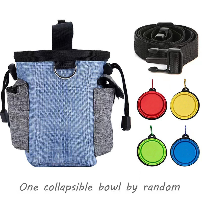 Portable Outdoor Dog Food and Snack Training Pouch