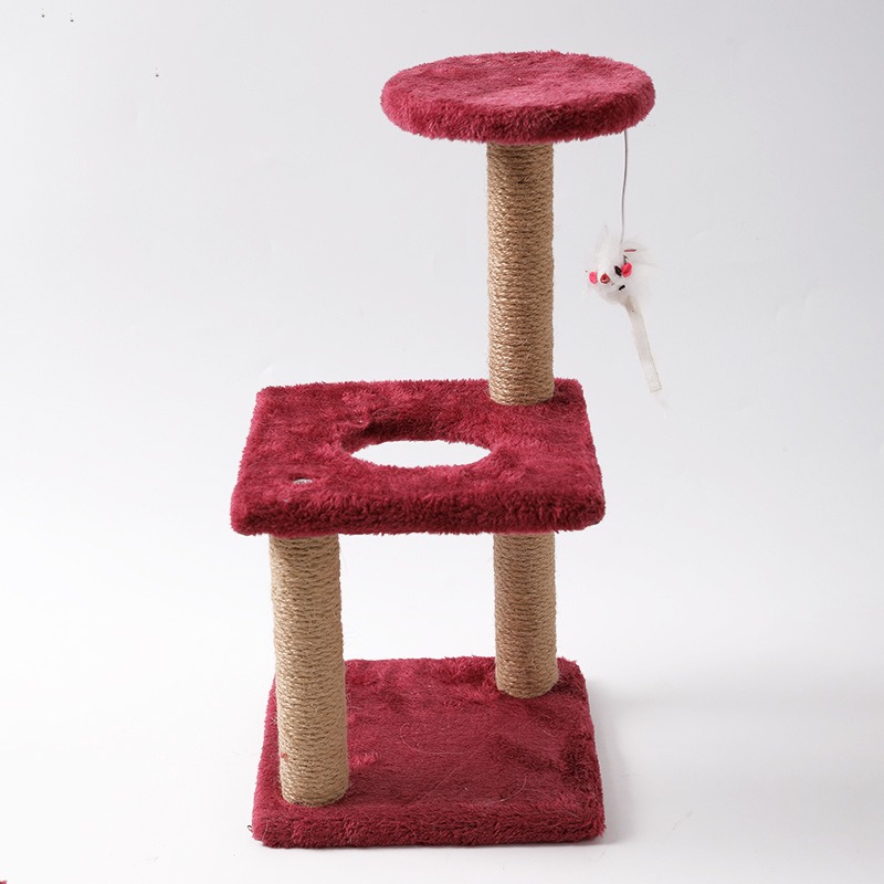 Three-Layer Sisal Cat Scratcher Tree