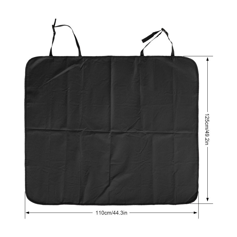 Durable Oxford Fabric Dog Car Seat Cover in Solid Pattern