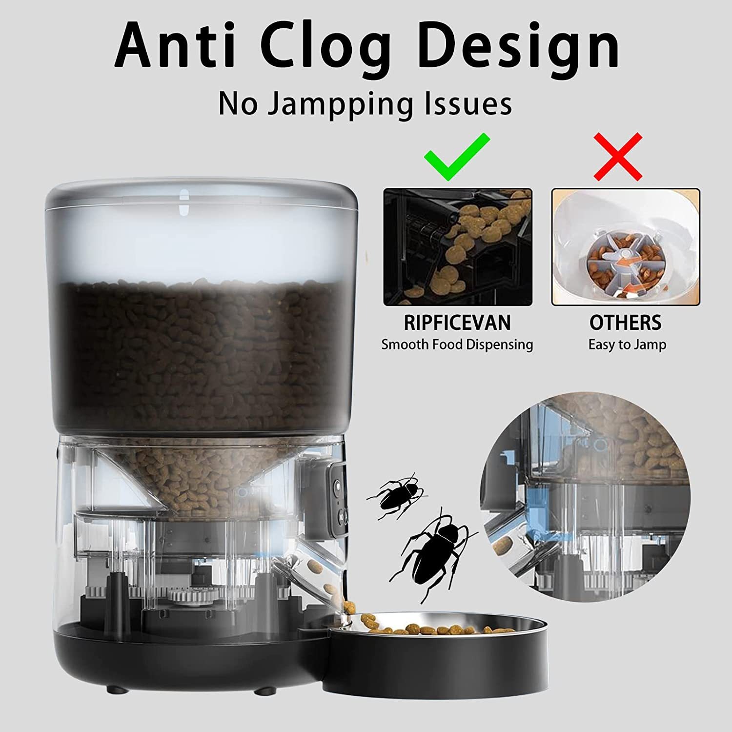 WiFi Enabled 4L Automatic Cat Feeder
