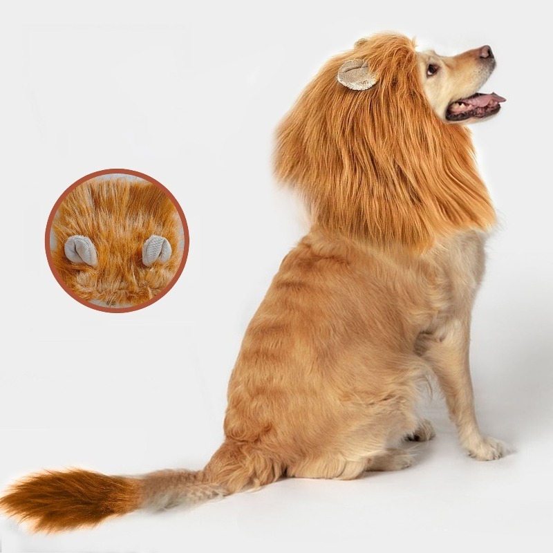 Lion Mane Cosplay Headgear for Halloween