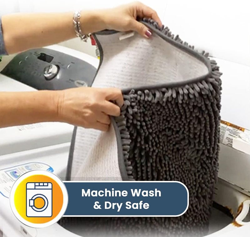Absorbent Anti-Slip Bathroom Floor Mat