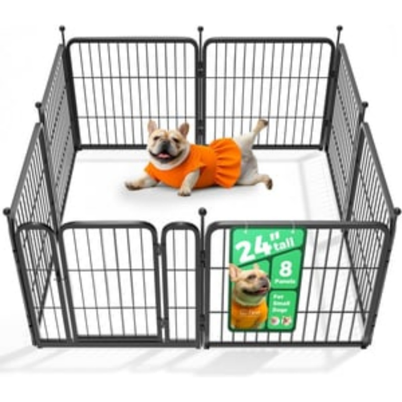 Rust-Proof Iron Pet Fence for Cats and Dogs