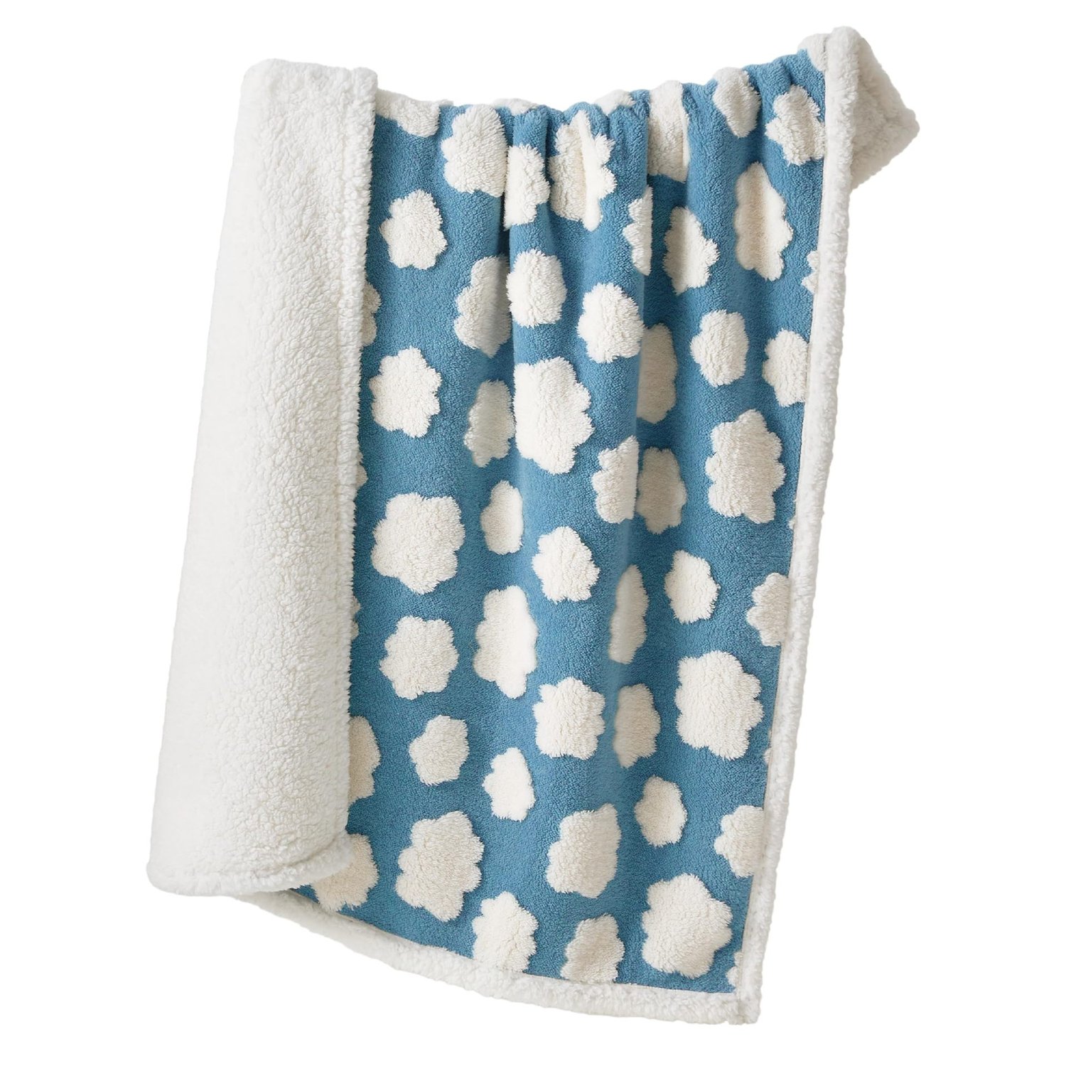 Sherpa Fleece Reversible Dog Blanket