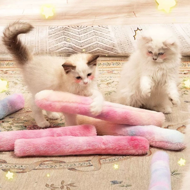 Plush Catnip Interactive Chew Toy