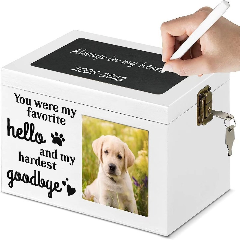 Waterproof Solid Wood Urn for Pets