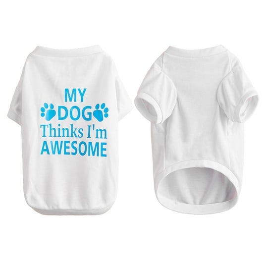 Cotton Dog Vest with English Print
