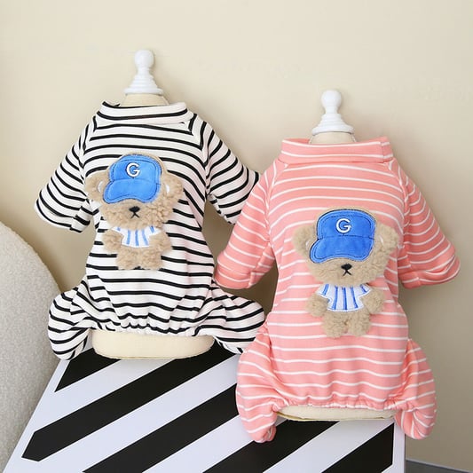 2025 Striped Dog T-Shirt Sleeveless