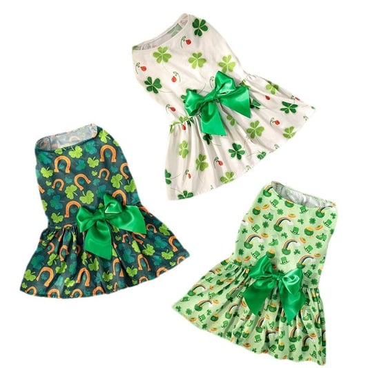 S - XL Holiday Series St. Patrick Day Dog Cat Dress