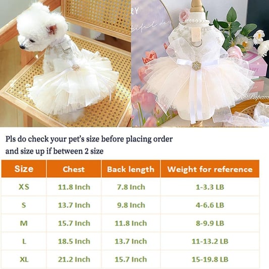 Puffy Saree Princess Dog Dress