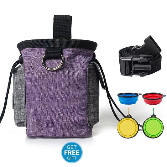 Outdoor Dog Training Bag with Poop Bag Holder