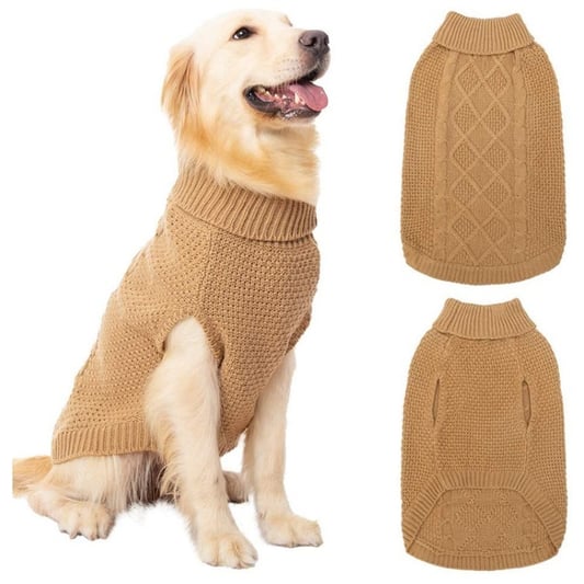 Cable Knit Turtleneck Sweater for Cold Weather