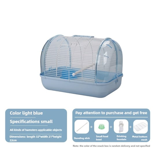 Panoramic View Transparent Bird Travel Carrier