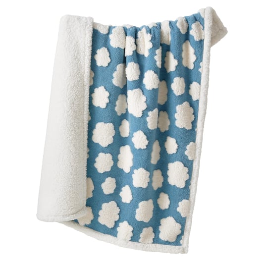 Sherpa Fleece Reversible Dog Blanket