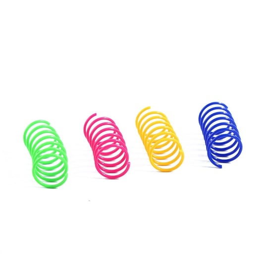 Spring Plastic Cat Puzzle Toy
